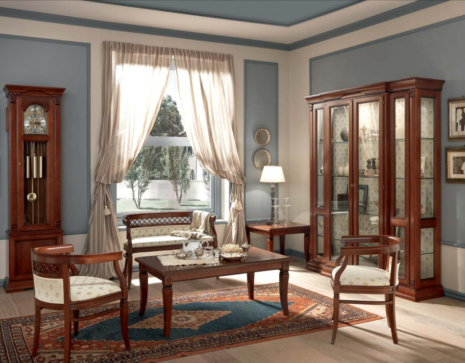 klassikaline mööbel, elutoamööbel, classical furniture living room furniture Prama by Bakokko - Palazo Ducale - Zona Giorno
