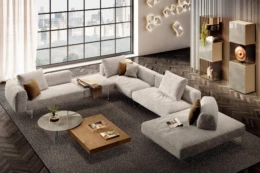 Air Soft sofa Air coffee table 36e8 Glass sideboard itaalia mööbel - Lago - Air Soft sofa, Air coffee table 36e8, Glass sideboard