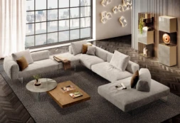 Air Soft sofa Air coffee table 36e8 Glass sideboard itaalia mööbel - Lago - Air Soft sofa, Air coffee table 36e8, Glass sideboard