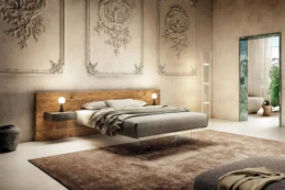 Air bed 36e8 bedside table itaalia mööbel - Lago - Air bed, 36e8 bedside table