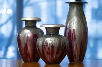 Vaasid - Ambiente - Violett-Silver
