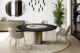 laud Cilindro tool Silhouette valgusti Nanum Camel Mööbel Sisustussalong - Eforma - Table Cilindro, chair Silhouette, lamp Nanum