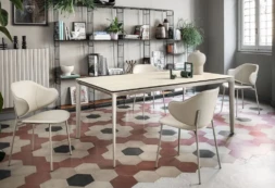 Calligaris_tavolo_Boma_sedia_Holly Modernne söögitoamööbel - Calligaris - Tavolo Boma - Sedia Holly